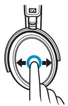 SENNHEISER Momentum 4 - Gestes à utiliser sur le pavé tactile - 2