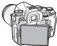 PENTAX K-1 II SILVER + GRIP K1EDITION LIMITE - Régler l'angle de l'écran. - 3