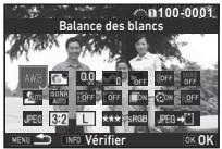 PENTAX K-1 II SILVER + GRIP K1EDITION LIMITE - Sélectionnez l'objet de réglage à modifier. - 1