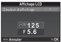 PENTAX K-1 II SILVER + GRIP K1EDITION LIMITE - Réglage de l'affichage LCD - 1