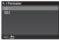 PENTAX K-1 II SILVER + GRIP K1EDITION LIMITE - Formatage d'une carte mémoire - 2