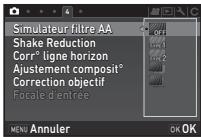 PENTAX K-1 II SILVER + GRIP K1EDITION LIMITE - Sélectionnez un type de prise de vue puis appuyez sur OK. - 1