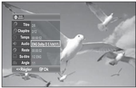 SAMSUNG DVD-VR 375 - Sélection de la langue de sous-titrage - 3