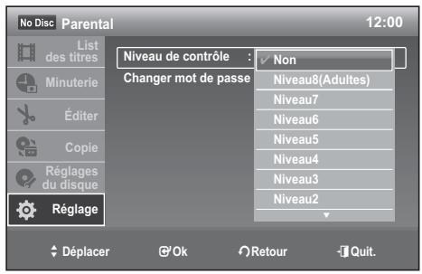 SAMSUNG DVD-VR 375 - Réglage de la signalétique - 1