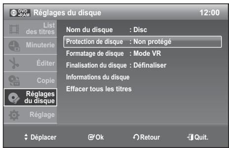 SAMSUNG DVD-VR 375 - Protection du disque - 4