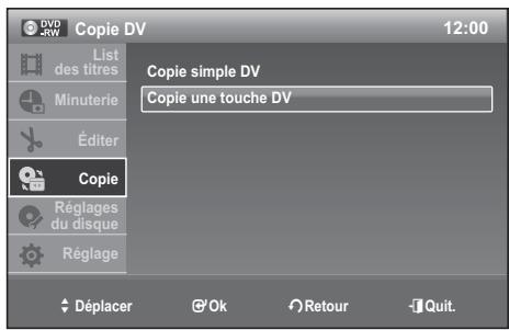 SAMSUNG DVD-VR 375 - Copie DV immédiate - 1