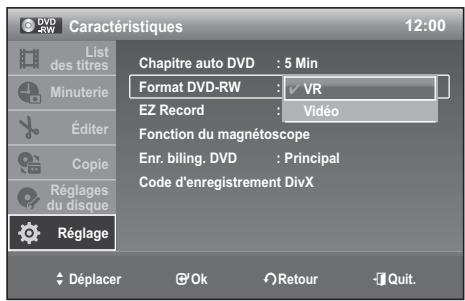 SAMSUNG DVD-VR 375 - Format dvd-rw - 2