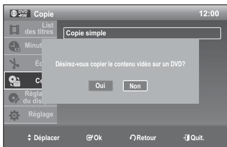 SAMSUNG DVD-VR 375 - Copie du magnétoscope vers le lecteur DVD - 3