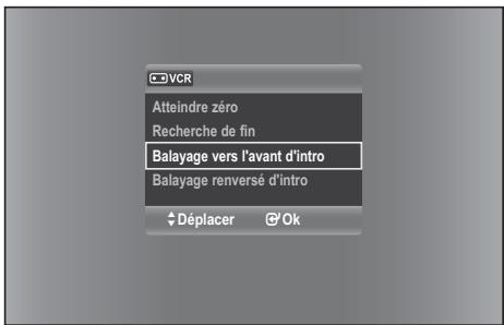 SAMSUNG DVD-VR 375 - Balayage avant/arrière et intro - 1