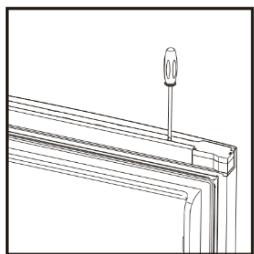 DAEWOO WLCNR-H3525CS - Inversion du sens d'ouverture des portes - 3