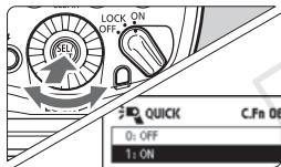 CANON SPEEDLITE 600EX-RT - Sélectionnez un élément à régler. - 1