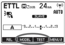 CANON SPEEDLITE 600EX-RT - Affichez < MENU2 >. - 1