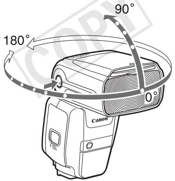 CANON SPEEDLITE 600EX-RT - Régler le sens du flash indirect - 1