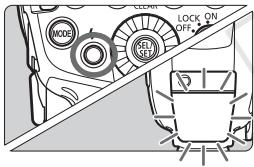 CANON SPEEDLITE 600EX-RT - Réglez le flash asservi. - 1