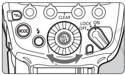 CANON SPEEDLITE 600EX-RT - Réglez la valeur de correction d'exposition au flash. - 1