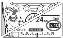 CANON SPEEDLITE 600EX-RT - Réglez un canal. - 1