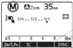 CANON SPEEDLITE 600EX-RT - Régler le mode de flash sur <m>. - 1