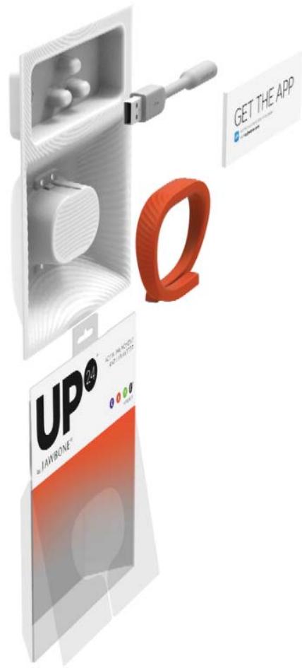 JAWBONE UP 24 ROSE - Qu'y a-t-il dans la boîte - 1