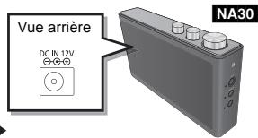 PANASONIC SC-NA10EG - Alors que l'appareil est éteint, branchez l'adaptateur secteur à l'entrée c. c. - 1