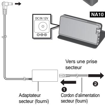 PANASONIC SC-NA10EG - Alors que l'appareil est éteint, branchez l'adaptateur secteur à l'entrée c. c. - 2