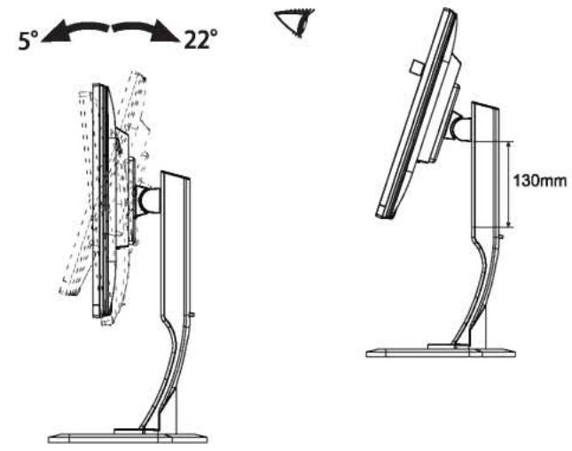 ITYAMA GB2488HSU-B1 - Ajustement de la hauteur et l'angle de VISION - 1