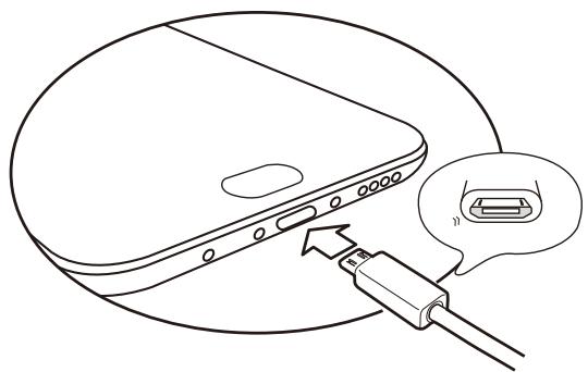 MEIZU m2 - Charging the battery - 1