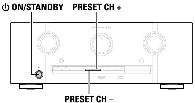 MARANTZ SR5007B - Réinitialisation du microprocesseur - 1