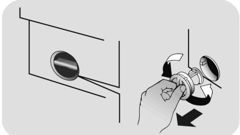 HAIER HW90B416FWB - Nous vous recommandons de vérifier et de nettoyer le filtre 5 à 6 fois par an. - 1