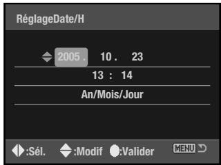 KONICA MINOLTA DYNAX 5D - Réglage de la DATE et de l'heure - 4