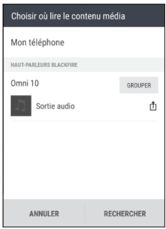 HTC DESIRE 626 VIOLET - Diffuser de la musique en streaming sur des haut-parleurs compatibles blackfire - 2