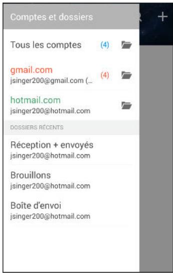 HTC DESIRE 626 VIOLET - Consulter votre boîte e-mail - 1