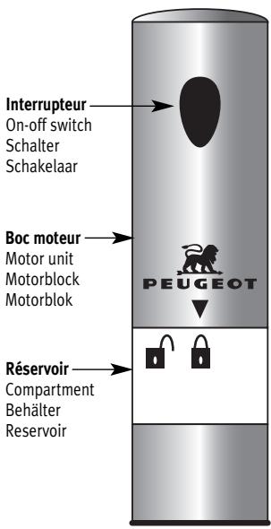 PEUGEOT 220136 - Moulin à sel électrique - 1