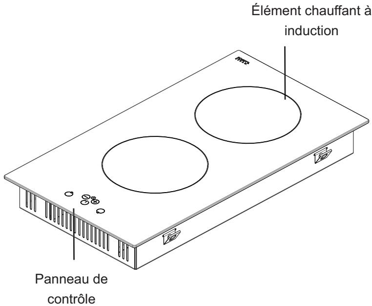 WESTLINE WPI2N NOIR - Description de l'appareil - 1