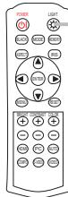 HITACHI PJ-TX 300 - Utilisation des témoins des touches de la télécommande - 1