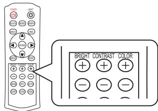 HITACHI PJ-TX 300 - LUMIN., Contraste, couleur - 1