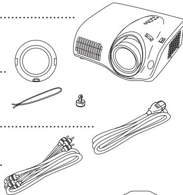 HITACHI PJ-TX 300 - Le contenu de l'emballage - 1