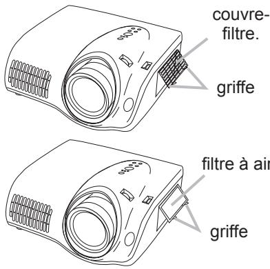 HITACHI PJ-TX 300 - Filtre à air - 1