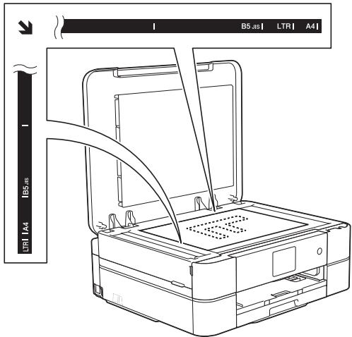 BROTHER DCP-J562DW - Copier un document - 1