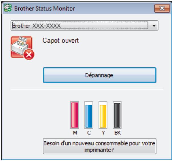 BROTHER DCP-J562DW - Trouver l'erreur - 1