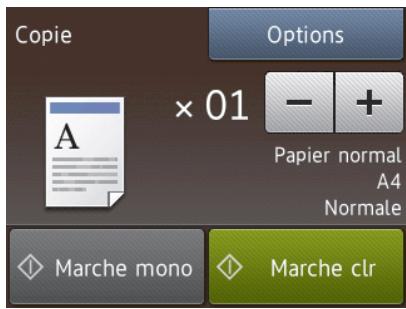 BROTHER DCP-J562DW - Copier un document - 2
