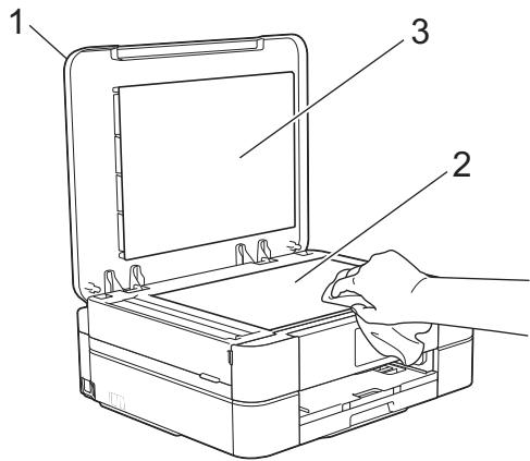 BROTHER DCP-J562DW - Nettoyer le scanner - 1