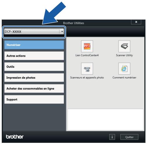 BROTHER DCP-J562DW - Exécutez une des actions suivantes : - 2