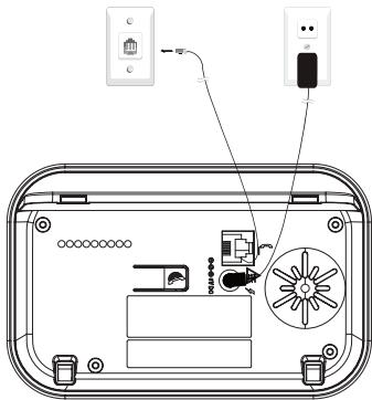 ALCATEL F890 - Branchement de la base principale - 1
