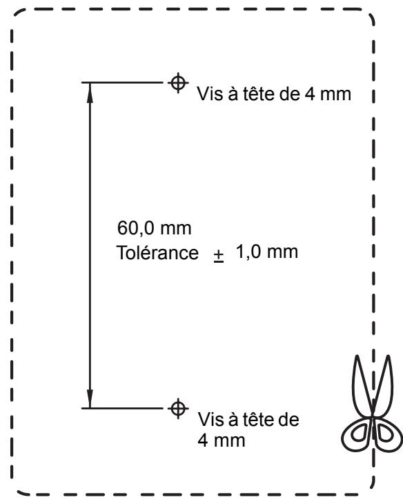 MOTOROLA MBP 30 BLANC - Instructions pour le montage mural - 1