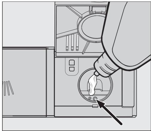 MIELE LAVE-VAISSELLE 7020 SC - Verser le produit de rinçage - 2