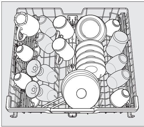 MIELE LAVE-VAISSELLE 7020 SC - Aménagement du complément pour le panier à couverts - 3