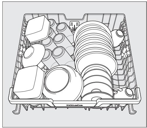 MIELE LAVE-VAISSELLE 7020 SC - Aménagement du complément pour le panier à couverts - 4