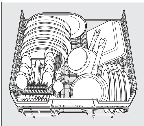 MIELE LAVE-VAISSELLE 7020 SC - Lave-vaiselle avec panier à couverts - 4