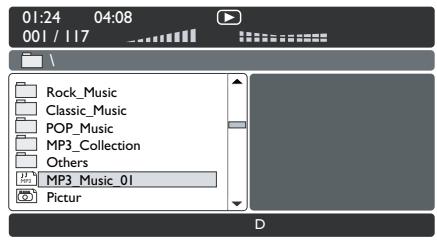 THOMSON DTH1002 - Lecture de fichiers mp3/wma - 1