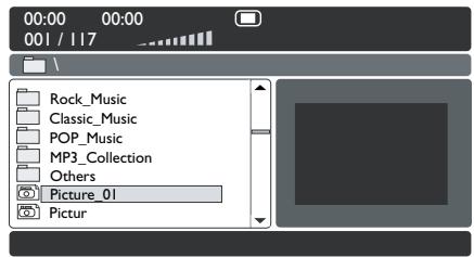 THOMSON DTH1002 - Affichage des fichiers JPEG - 1